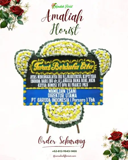 Papan Bunga Duka setia budi medan